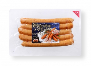 銀河の特選パリパリあらびきロングウインナー135g